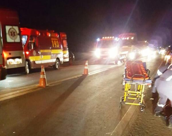 Equipes do Samu e Corpo de Bombeiros também fizeram o atendimento