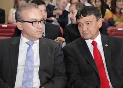 Prefeito Firmino Filho e o governador Wellington Dias