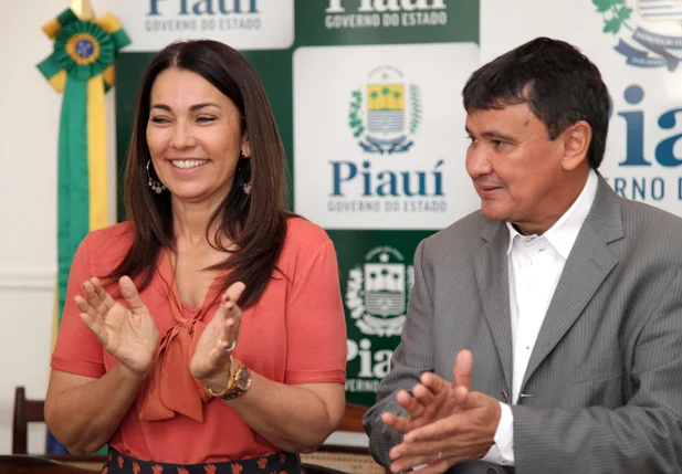 Vice governadora Margarete Coelho e o governador Wellington Dias