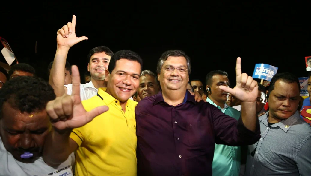 Luciano Leitoa e Flávio Dino