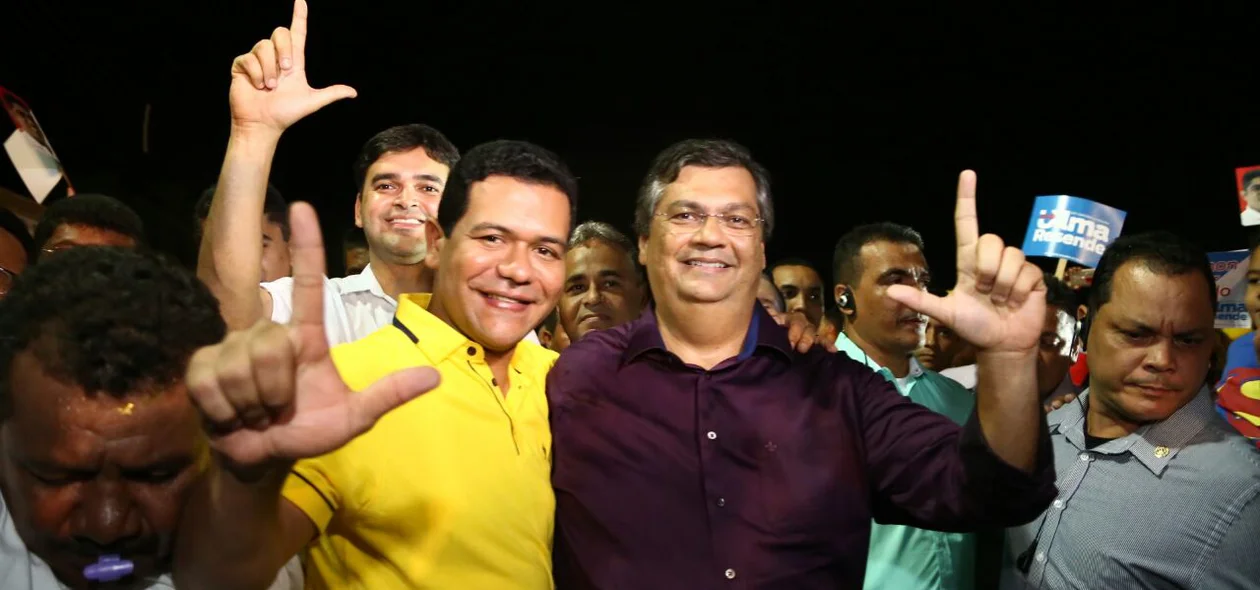 Luciano Leitoa e Flávio Dino