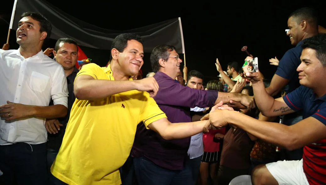 Luciano Leitoa em convenção do PSB em Timon