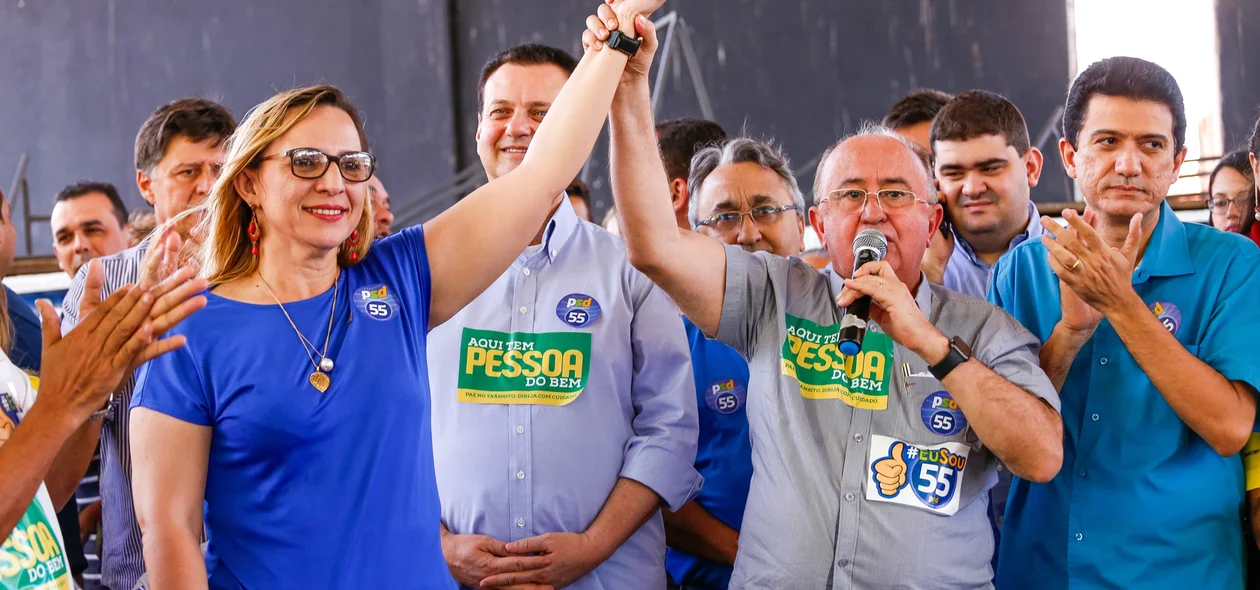 Coronel Júlia Beatriz e deputado Júlio César