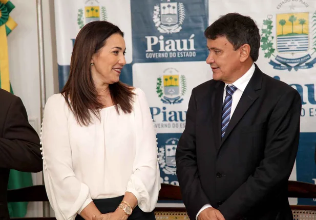 Governador Wellington Dias e a vice-governadora Margarete Coelho