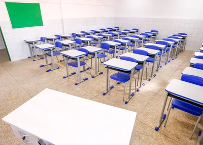 Sala de aula da U.E.Helvídio Nunes
