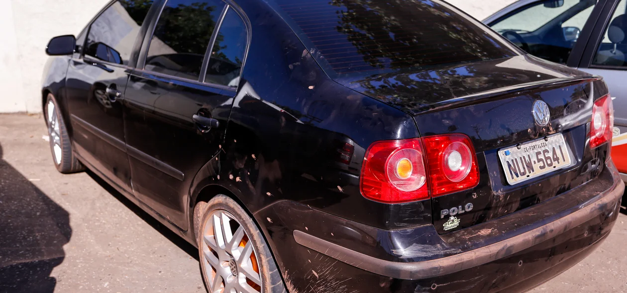 Carro apreendido pela DEPRE