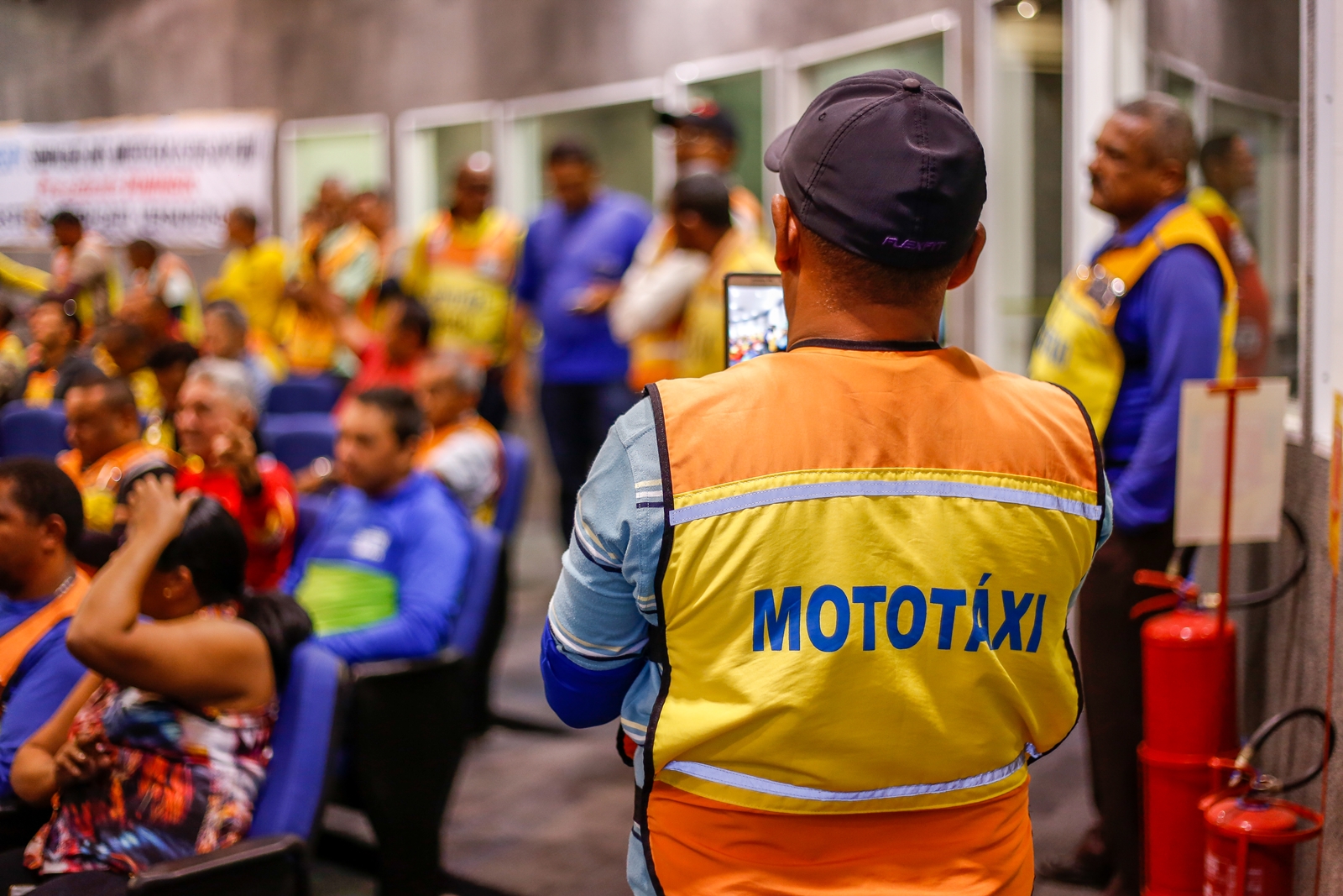 manifestação dos mototaxistas