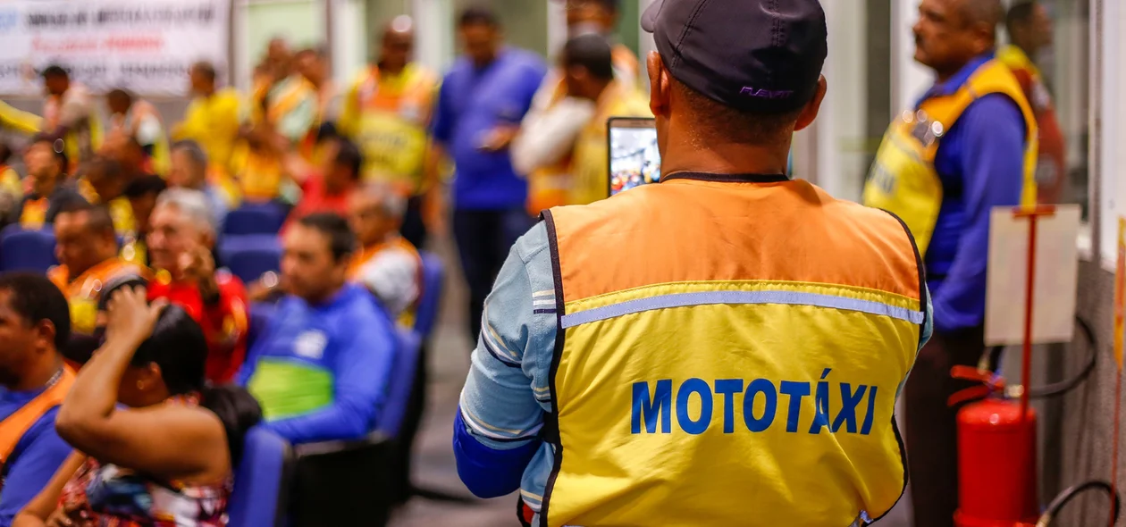 manifestação dos mototaxistas