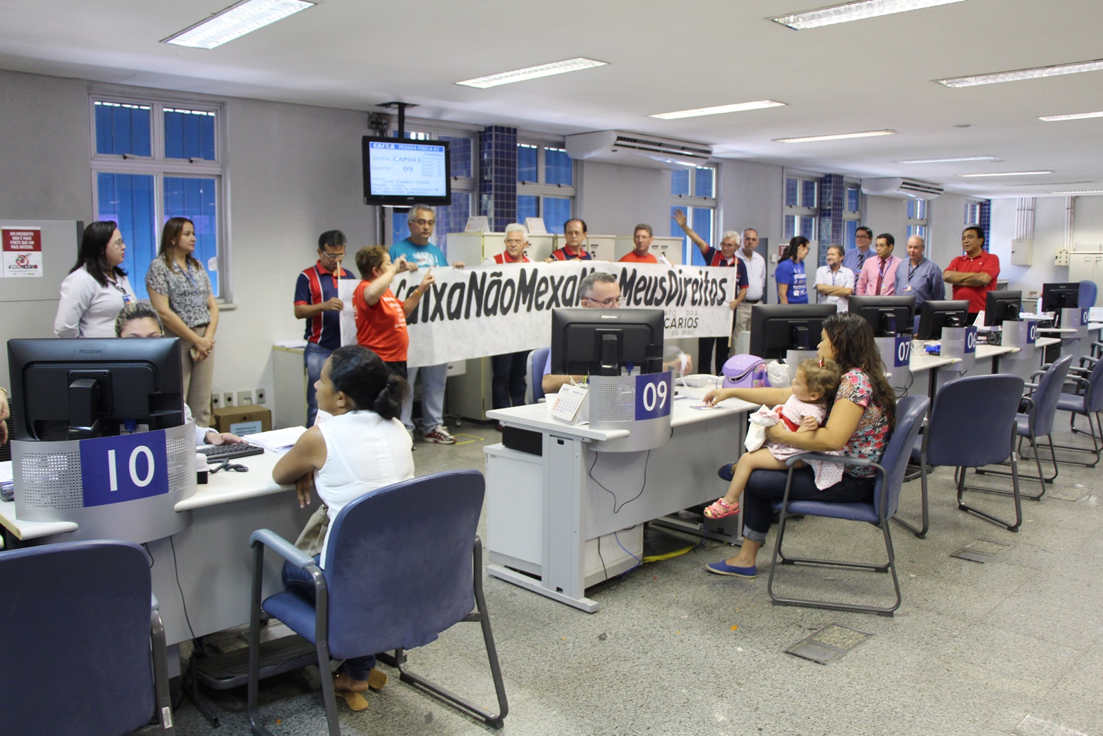 Sindicato dos Bancários do Piauí fazem reivindicações