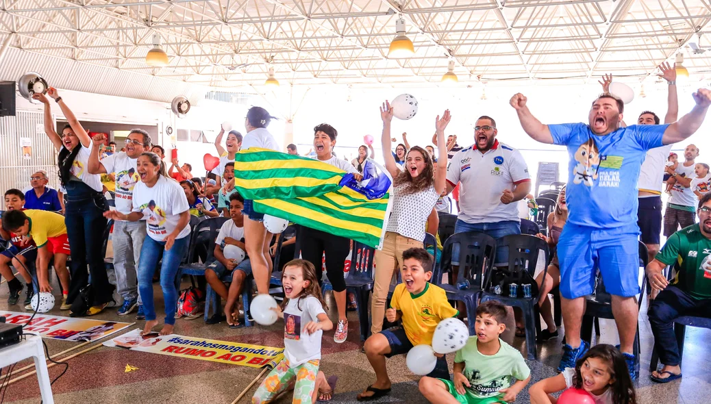 Vibração com a vitória de Sarah Menezes