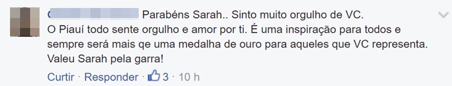 Comentário sobre Sarah