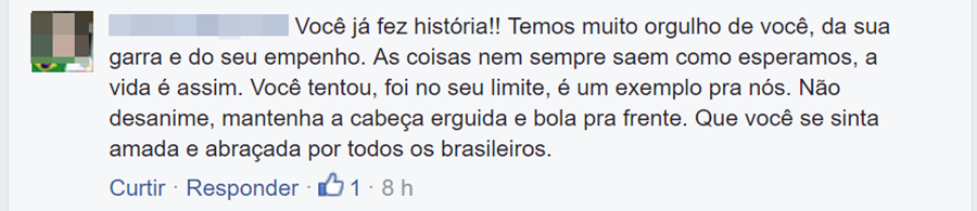 Comentários sobre Sarah Menezes