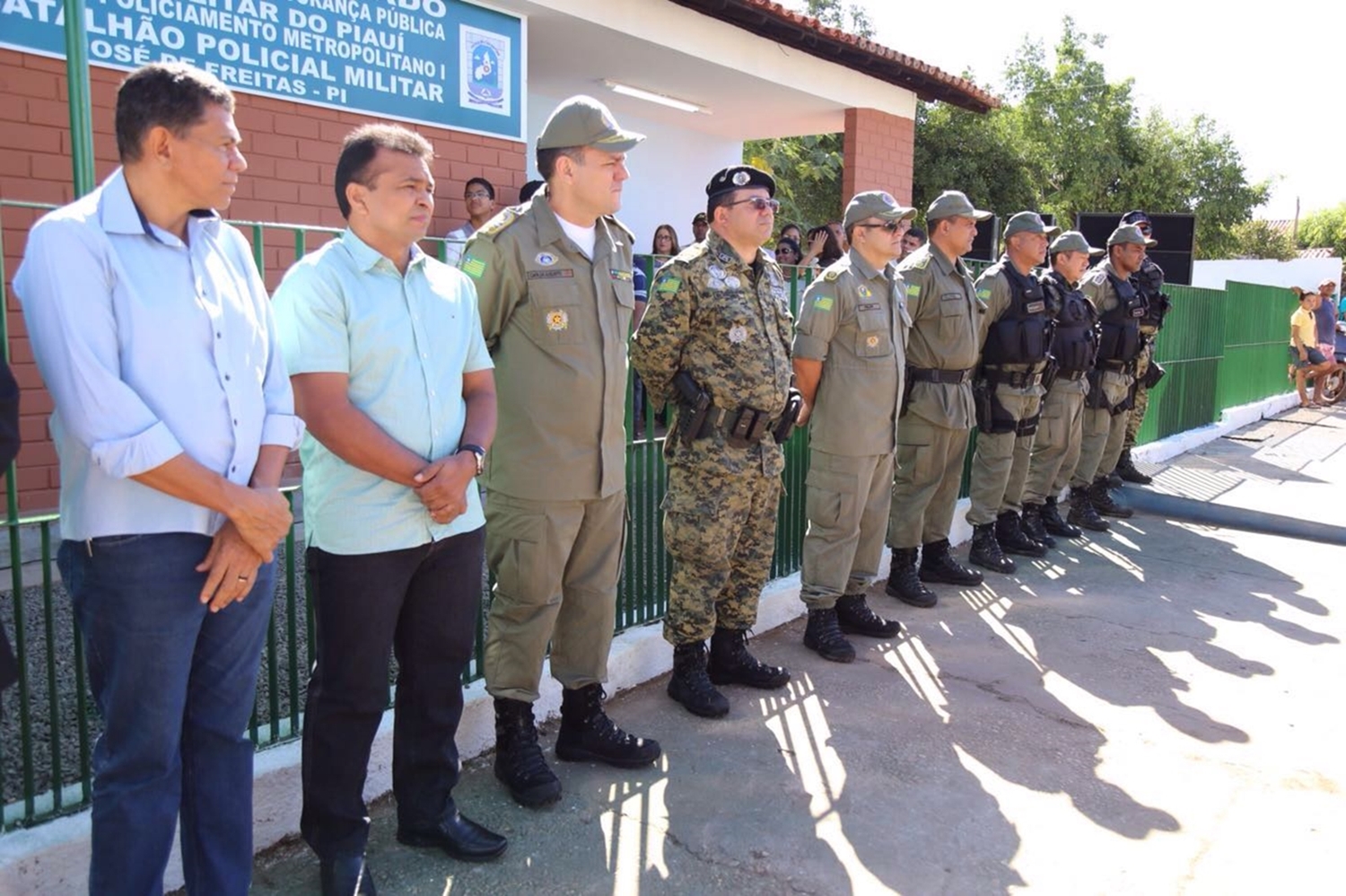 Inauguração do 16º BPM em José de Freitas