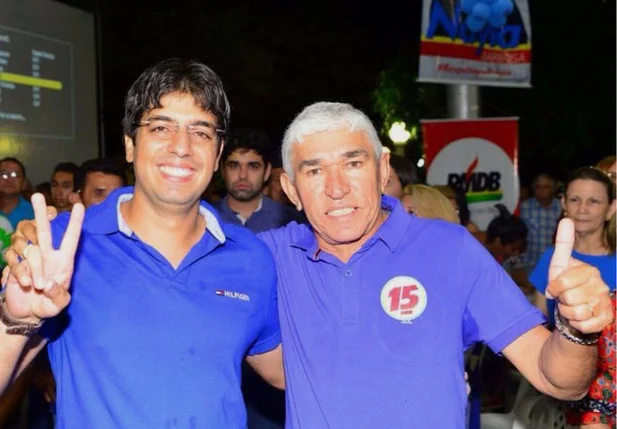 Candidato Luiz Menezes e o vice 