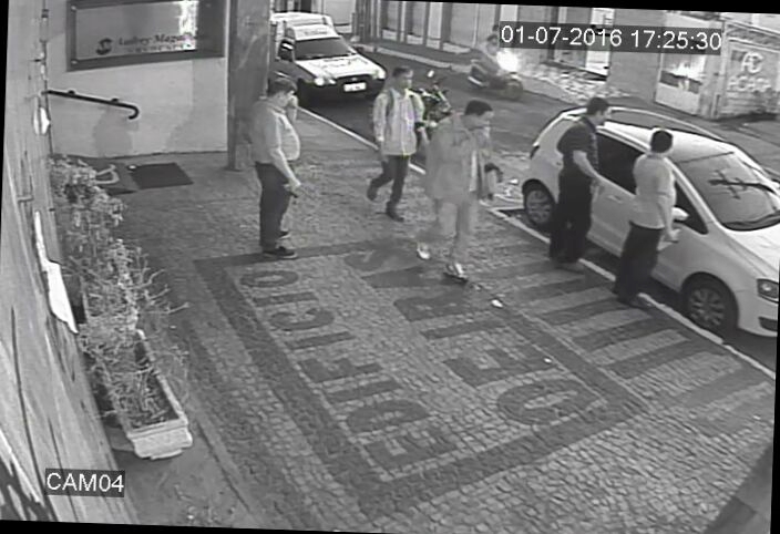Imagens dos assassinos do empresário José Hilton