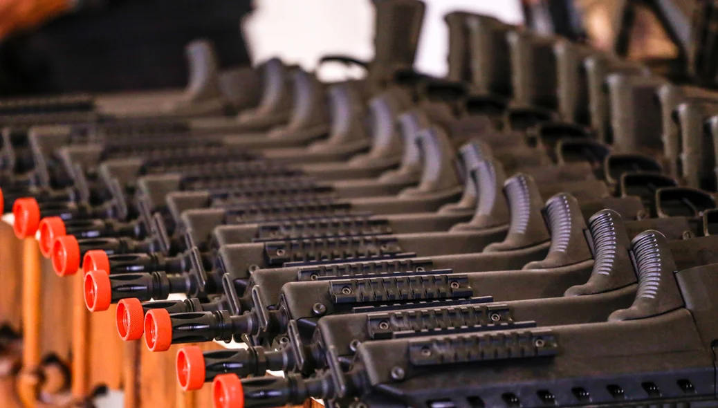 Armas entregues pelo Governo do Estado