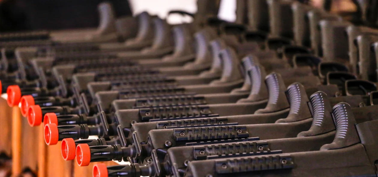 Armas entregues pelo Governo do Estado