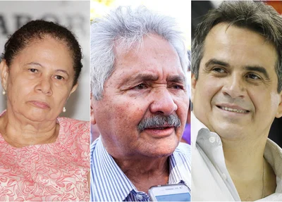 Regina Sousa, Elmano Férrer e Ciro Nogueira