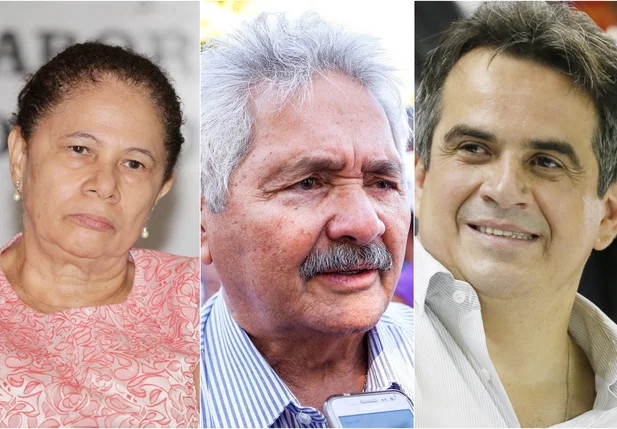 Regina Sousa, Elmano Férrer e Ciro Nogueira