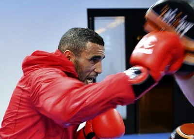 Boxeador Hassan Saada
