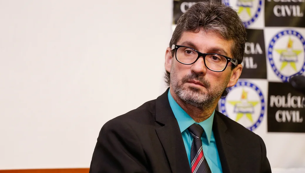 Delegado Roberto Carlos Sales, diretor da Acadepol