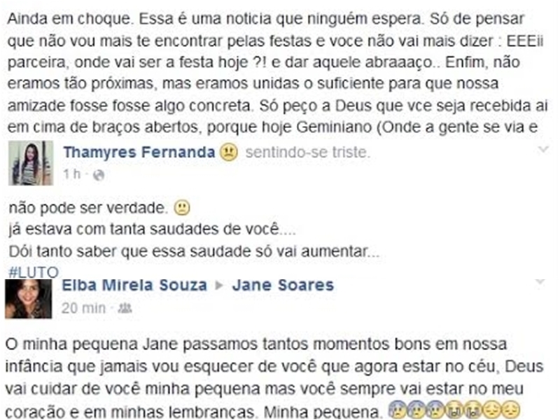 Homenagens a Jane Soares