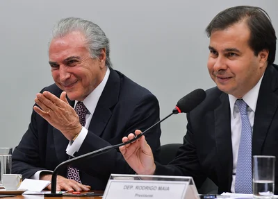Michel Temer e Rodrigo Maia