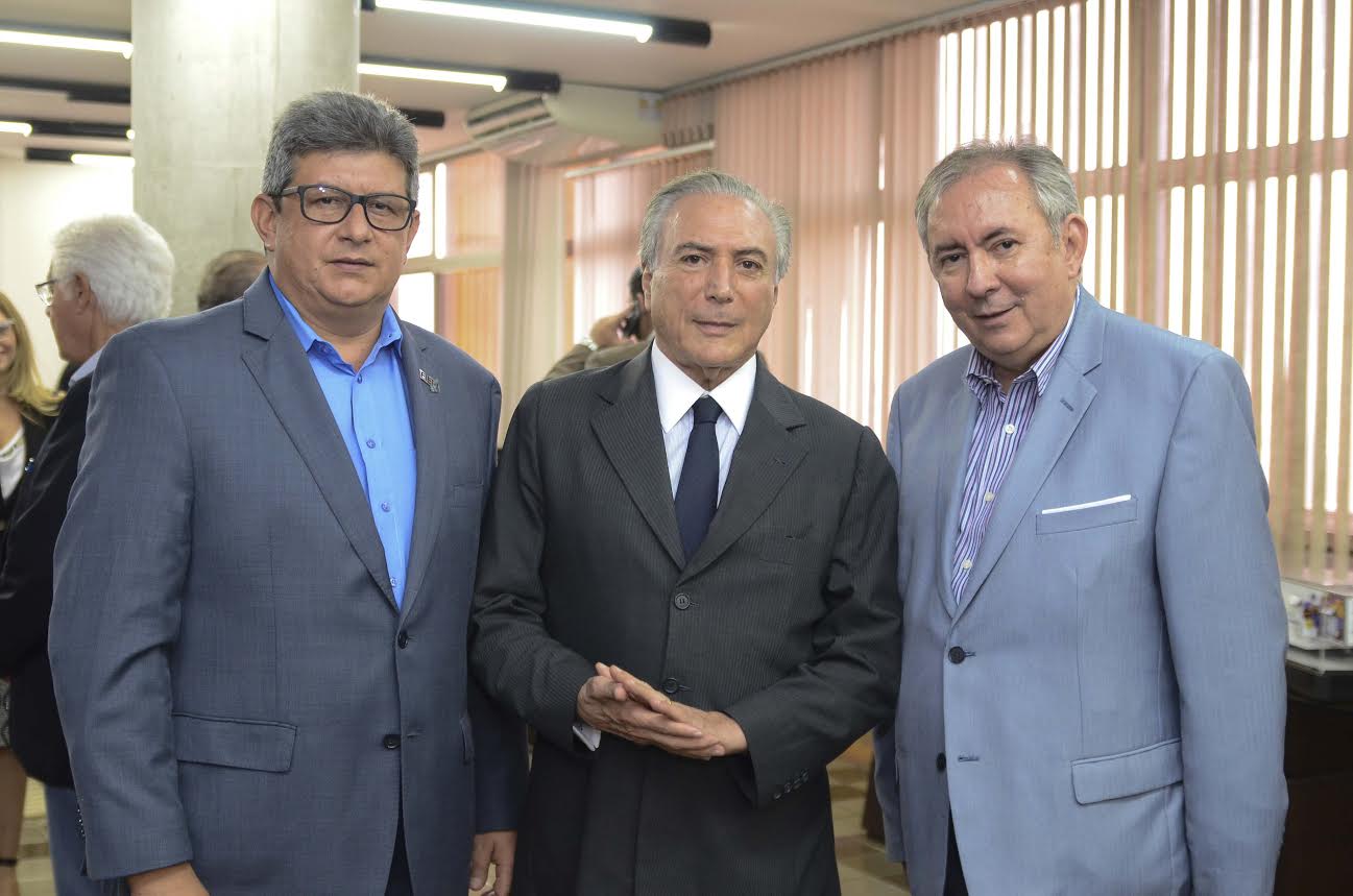 Zé Filho, Michel Temer e João Henrique Sousa