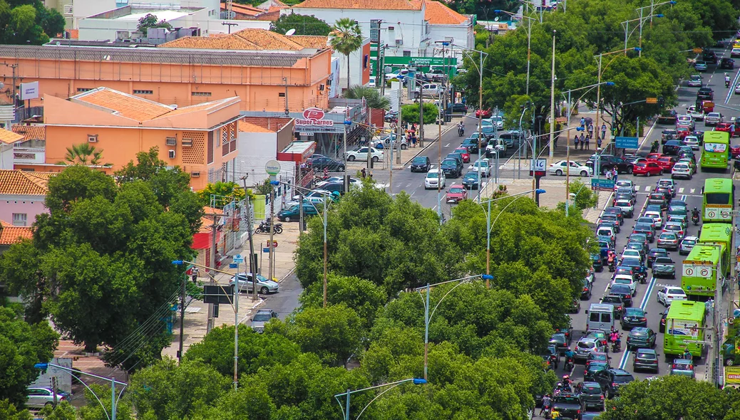 Avenida Frei Serafim em Teresina Piauí 
