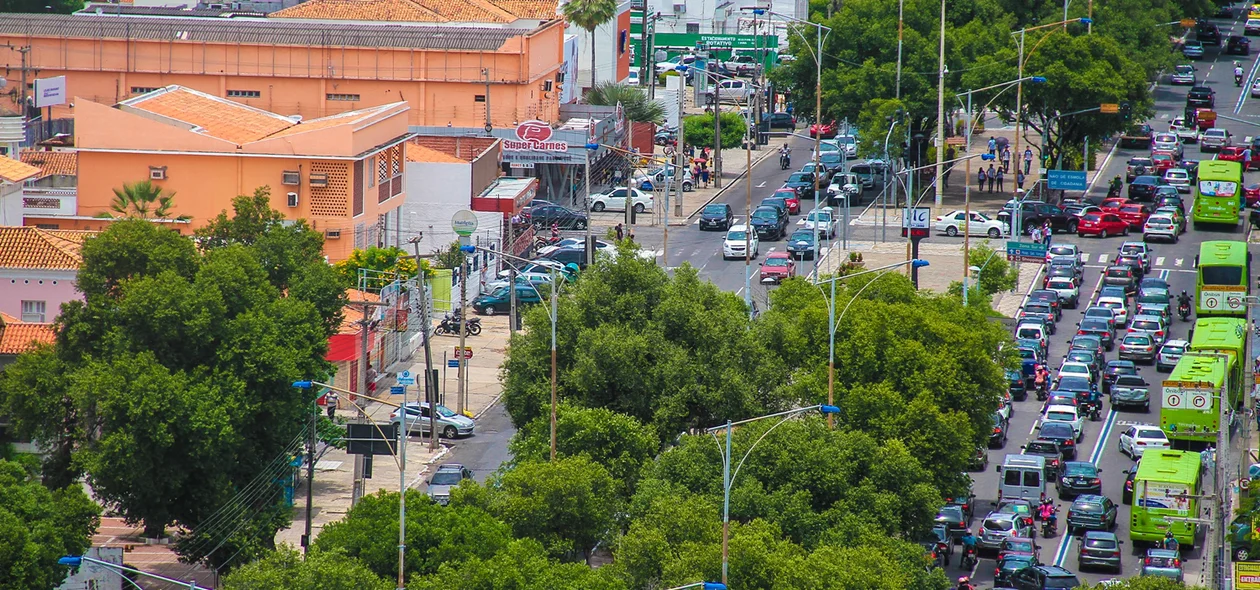 Avenida Frei Serafim em Teresina Piauí 