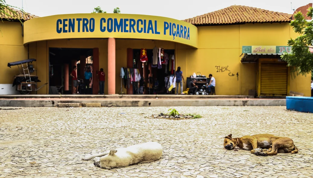 Centro Comercial da Piçarra de Teresina Piauí 