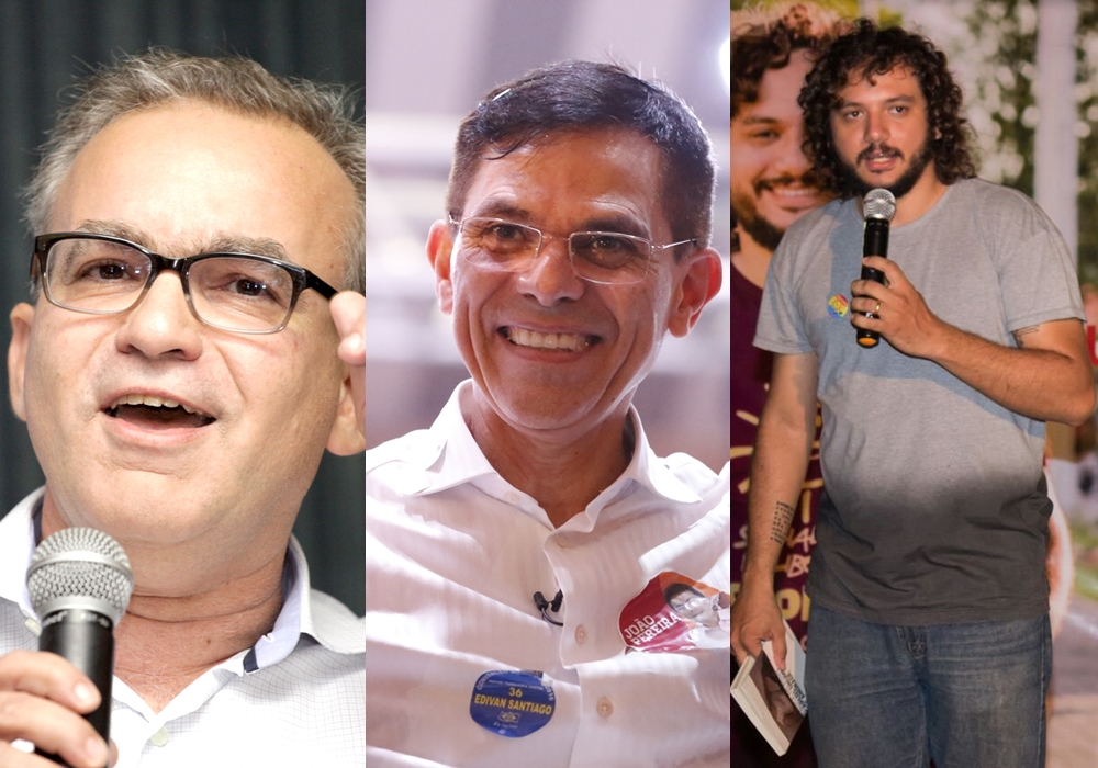 Firmino Filho, Amadeu Campos e Everton Diego