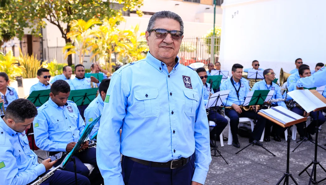 Antônio Linhares,maestro da banda 16 de agosto 