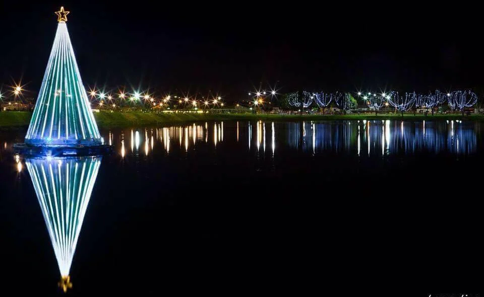 Decoração de natal no Lagoas do Norte