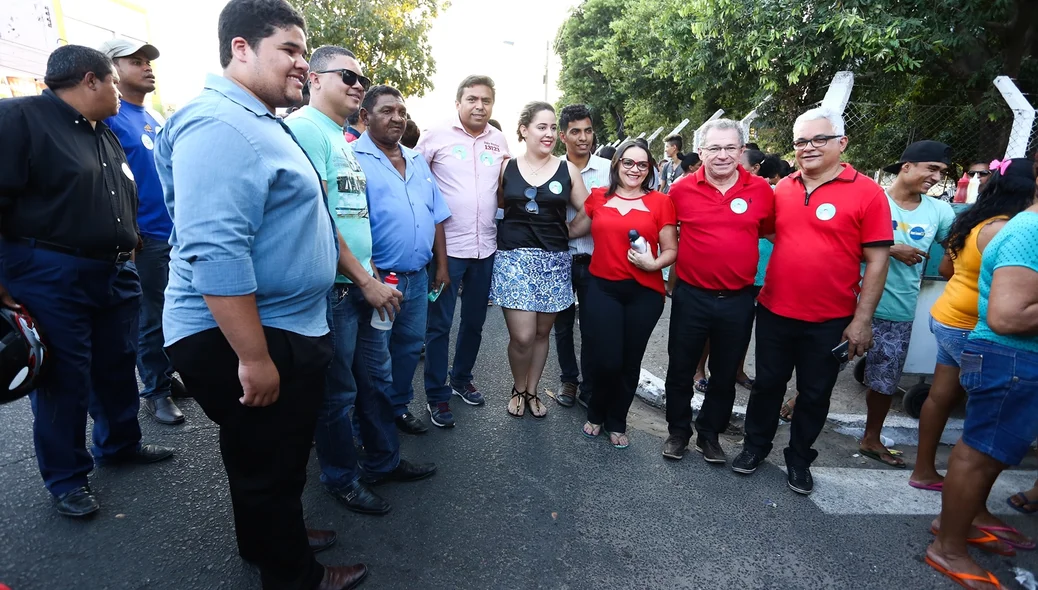 Autoridades na Caminhada 