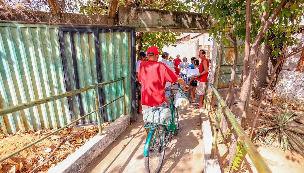 Entrada e saída de moradores 