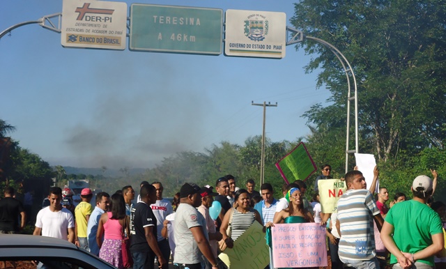 Manifestação em José de Freitas 