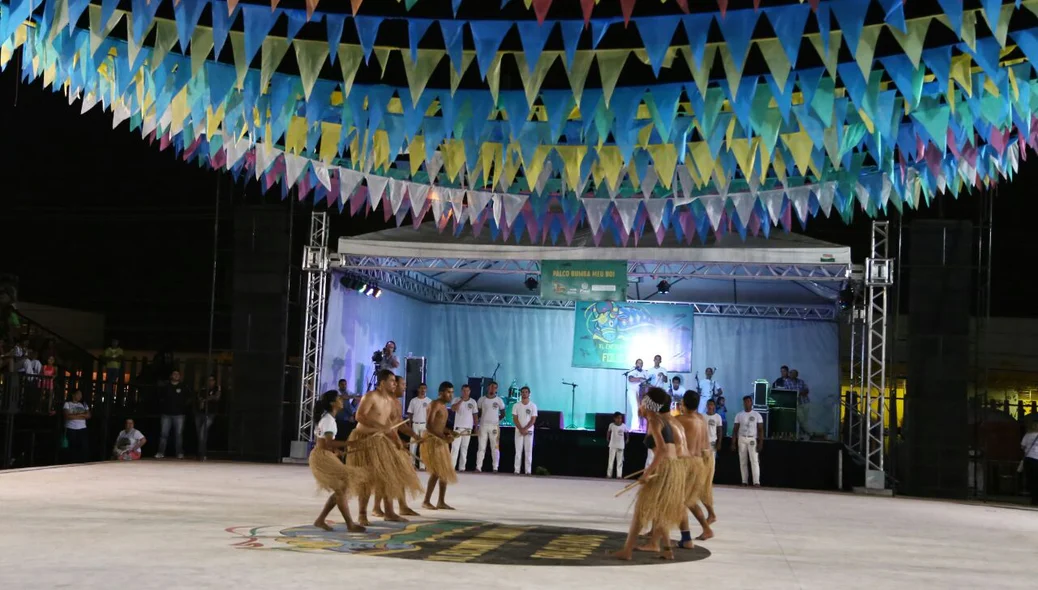 Apresentações culturais no lançamento do Encontro Nacional de Folguedos