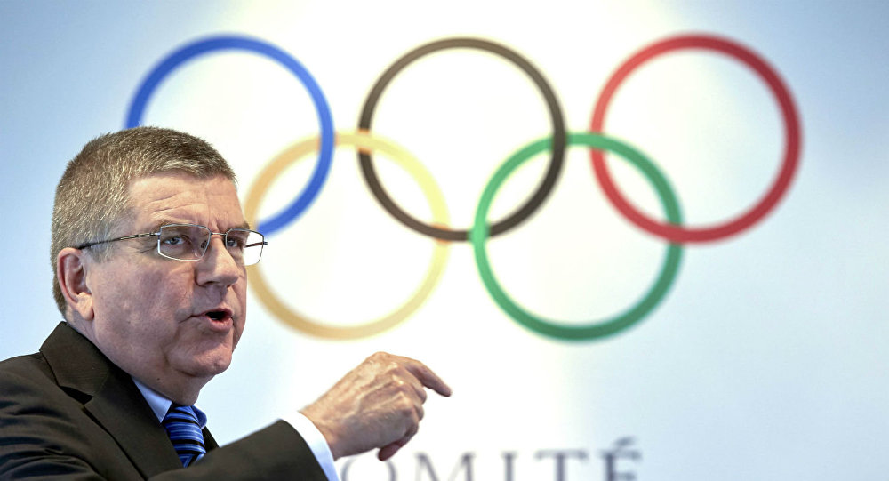 Presidente do COI, Thomas Bach
