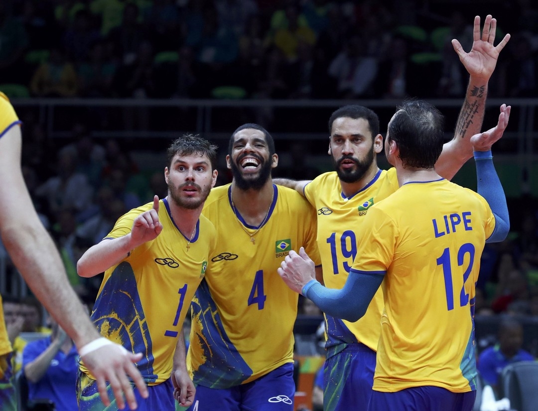 Vôlei masculino conquista ouro para o Brasil