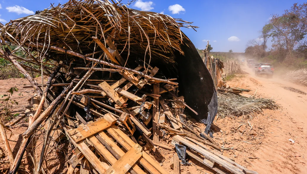 Casa destruída