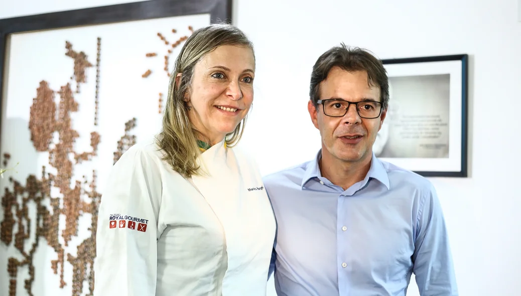 Chef  Mônica Rangel e o Superintendente do Sebrae Mario Lacerda