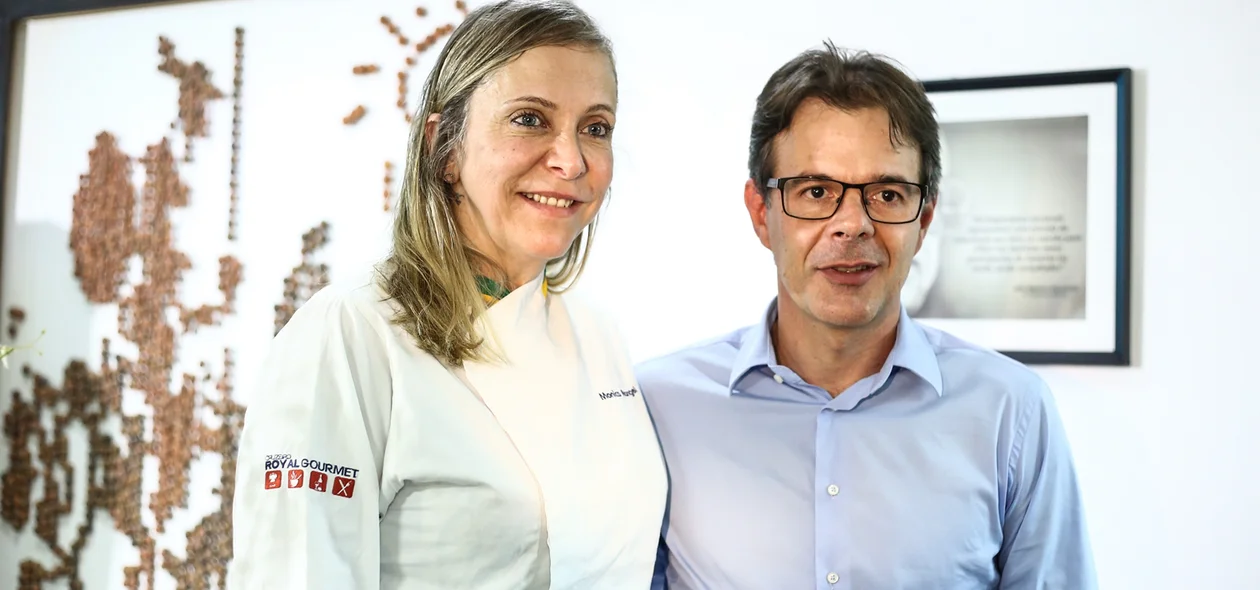 Chef  Mônica Rangel e o Superintendente do Sebrae Mario Lacerda