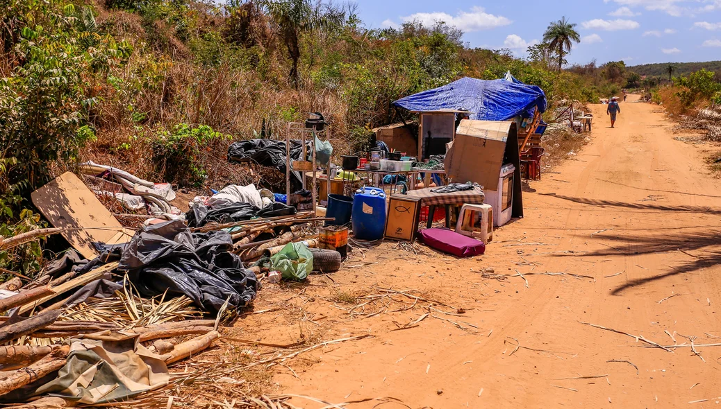 Pertences dos moradores do assentamento Deus me deu