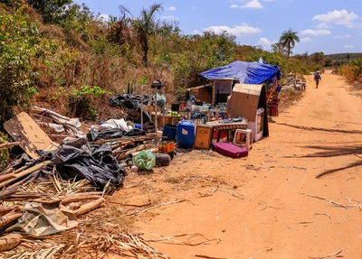 Pertences dos moradores do assentamento Deus me deu