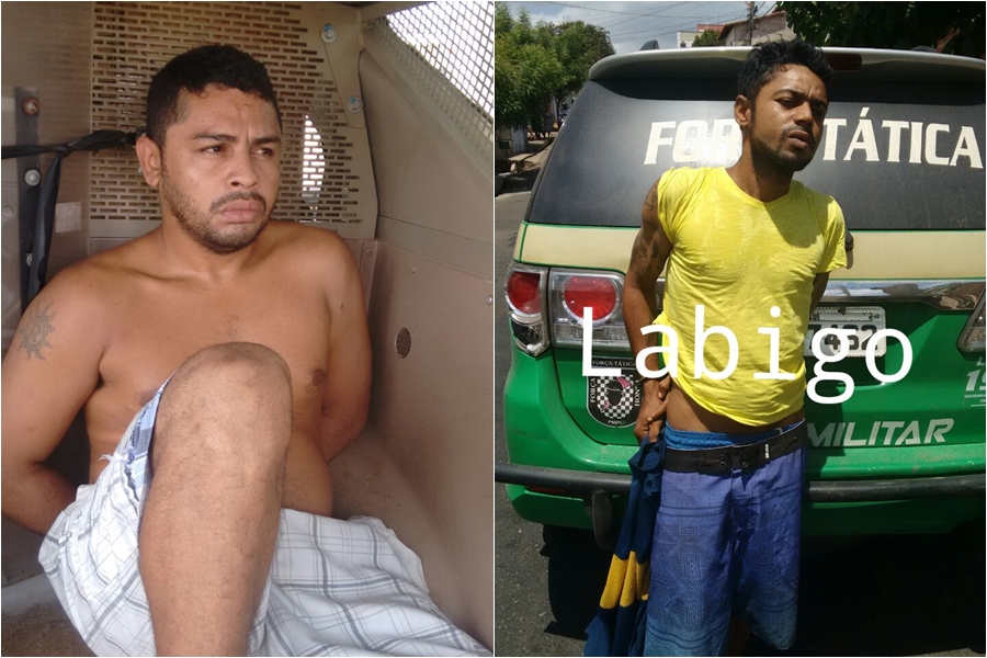 Rondinelli e Antonely, presos no bairro Cristo Rei