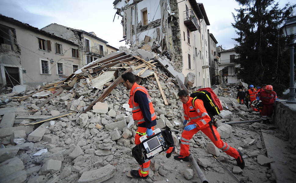 Terremoto no centro da Itália