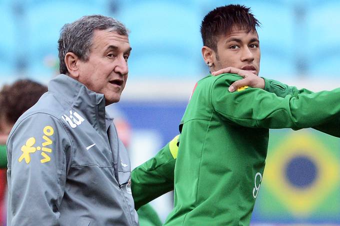 Carlos Alberto Parreira e Neymar