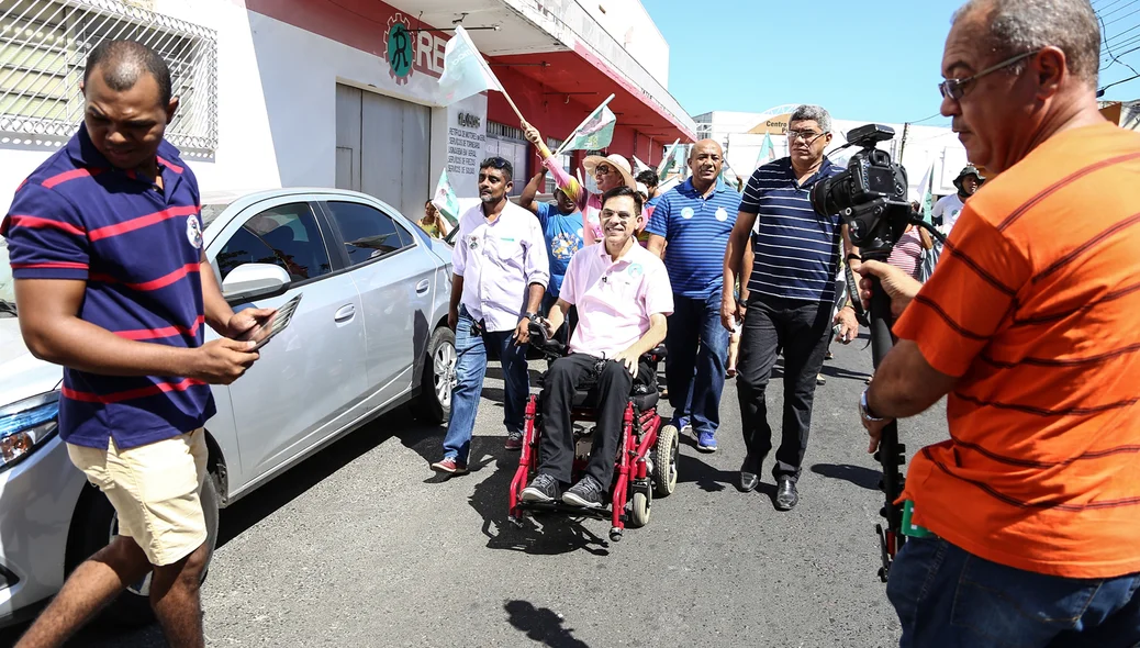 Amadeu Campos na sua caminhada 
