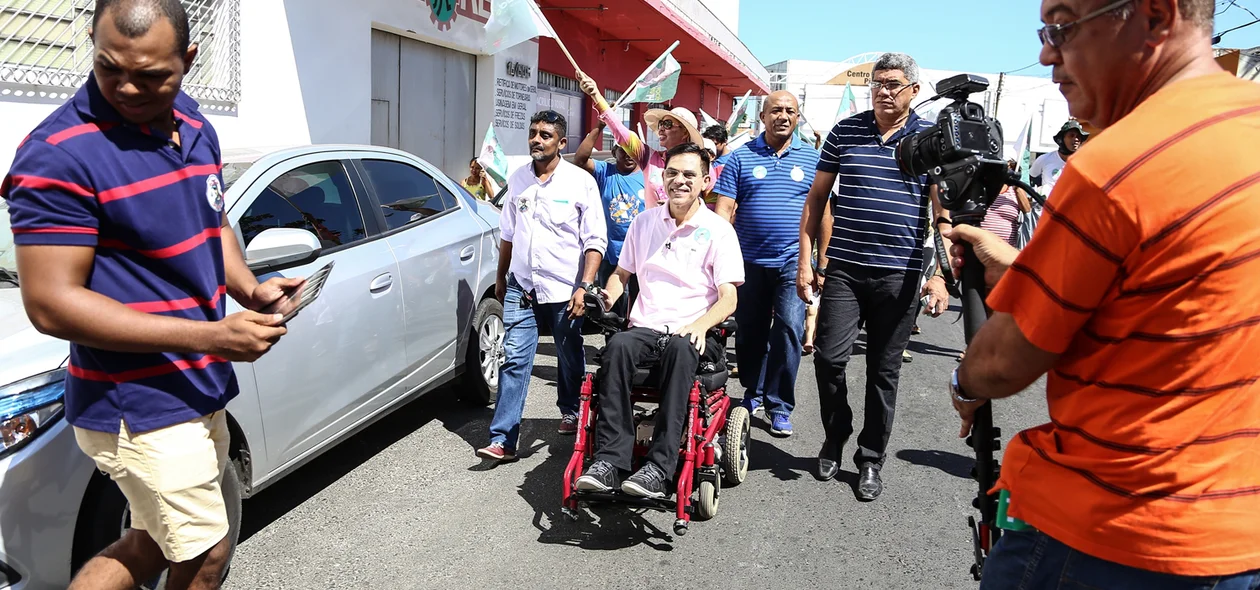 Amadeu Campos na sua caminhada 